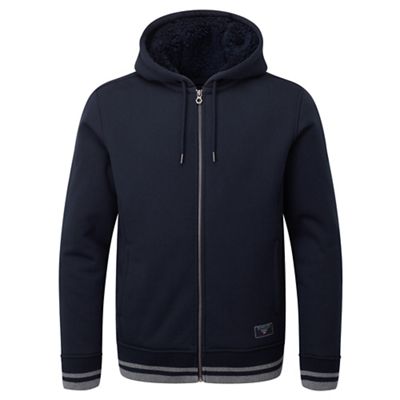 Tog 24 Navy ferguson sherpa fleece lined hoodie